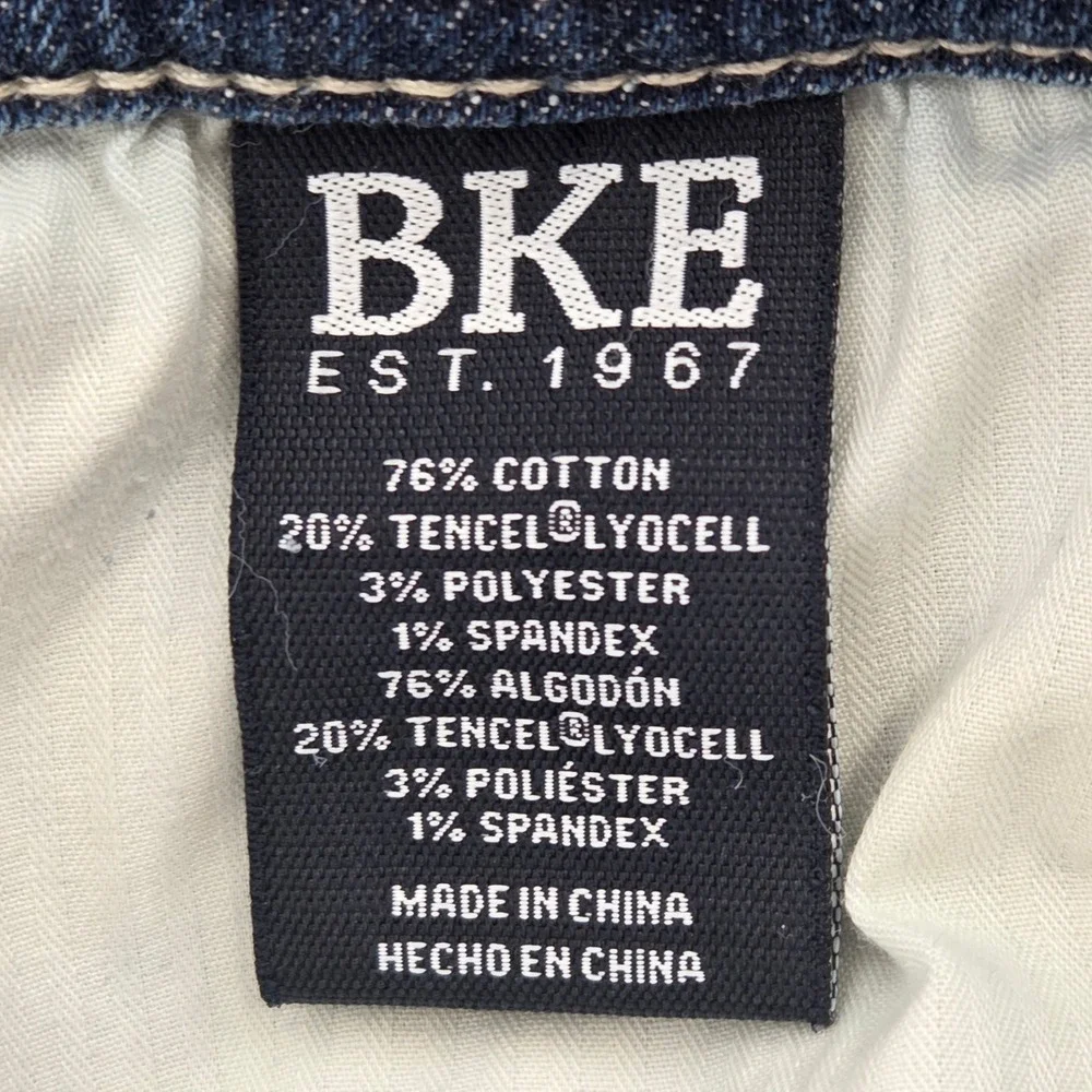 BKE Jake Jeans 31x32 Blue Medium Wash Straight‎ Leg Stretch Denim